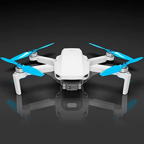 Master Airscrew Stealth Propellers for DJI Mini 2, Mini 2 SE, Mini SE & Mini 4K - Blue, 4 propellers in set - color: Blue