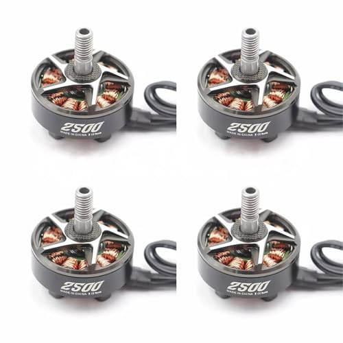 4PCS EX2306 2306 Plus 1800KV 2500KV 2750KV Brushless Motor for 5-inch Propeller RC Quadcopter FPV Racing Drone DIY (4PCS 2306 2500KV) - style: 4PCS 2306 2500KV