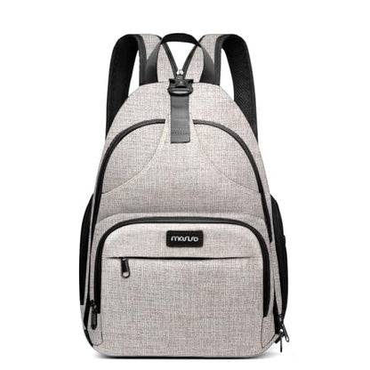 MOSISO Camera Bag Sling Backpack, Shoulder Photography Camera Case, Khaki - color: Khaki