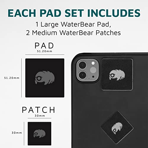 KUVRD Waterbear - Electronic Screen Cleaner Pads, 2-Pack (2 Pad Sets) - size: 2-Pack (2-Pad Sets)