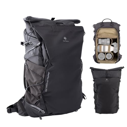 PGYTECH OnePro Ultralight Camera Backpack 30L with 16" Laptop Sleeve - color: Space Black, size: 30L
