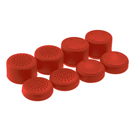 Foamy Lizard AceShot Raised Thumb Grips for Xbox One & Steamdeck, Red - color: Red