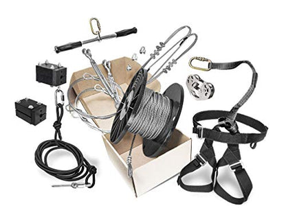 250' Rogue Zip Line Kit (One Set of Riding Gear) - size: 250'