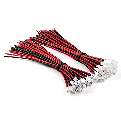 CHANZON 30 Pairs Jst PH 2.0 mm 22AWG 2Pin Pitch Plug Connector 5.9 inch - color: PH2.0mm, size: 15cm