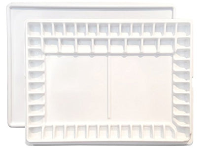 IN n ART Artist Palette+lid+Bag / plastic / 51-Well [16 x 12 x 1 inches]