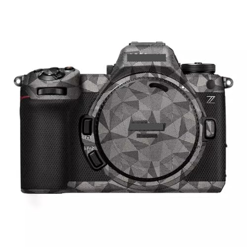 Z63 Nikonz6iii Camera Sticker Camera Decal Skins Z6 III Camera Skin Protector Anti-Scratch Wrap Cover for Nikon Z6III Mark III (Triangle Titanium) - color: Triangle Titanium