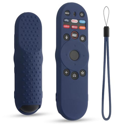 Cover for Vizio Smart TV Remote XRT270 2023, Silicone Protector Case Replacement for Vizio Remote Control XRT270, Shockproof(Dark Blue) - color: Dark blue