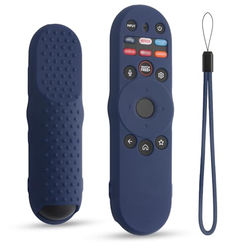 Cover for Vizio Smart TV Remote XRT270 2023, Silicone Protector Case Replacement for Vizio Remote Control XRT270, Shockproof(Dark Blue) - color: Dark blue