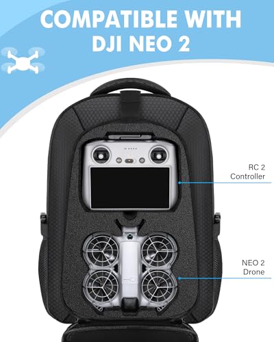 PEKREWS Neo 2 Case, for DJI RC 2, RC-N3 / RC-N2 Controller, Drone Backpack