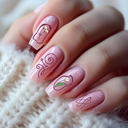 3Pcs Tulip Nail Stamping Plate Set Floral Irregular Geometric Frames Steel Nail Stamp Templates Clear Silicone Nails Stamping with Stamper Scraper for Manicure Printing - style: Tulip