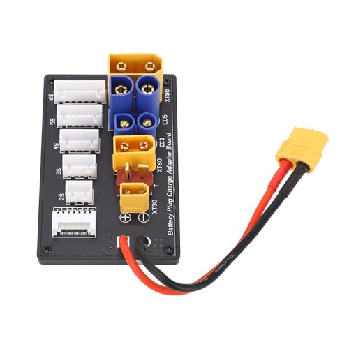 LiPo Parallel Charging Board 6S Expansion Board with EC3 EC5 T Connectors for Multiple RC Battery Charging and Power Tools