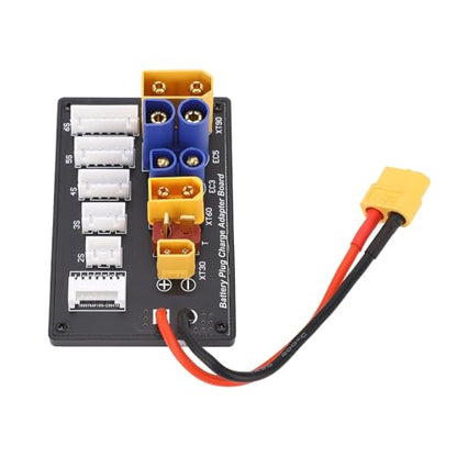 LiPo Parallel Charging Board 6S Expansion Board with EC3 EC5 T Connectors for Multiple RC Battery Charging and Power Tools