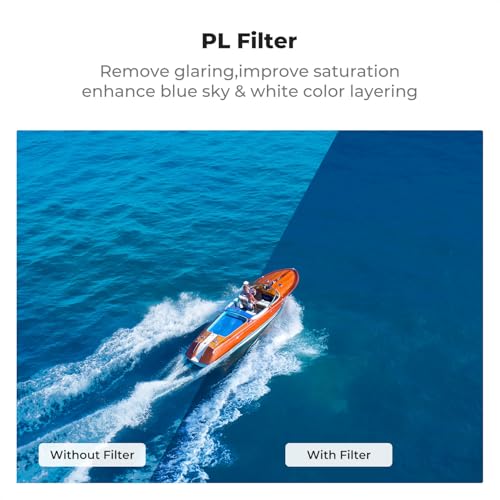 K&F Concept ND PL UV Filter Set Compatible with DJI Flip, 6 Pack UV PL ND8 ND16 ND32 ND64 Neutral Density & Polarizing & UV Protective Filters, HD Optical Glass Multi-Coated Filter - style: UV+CPL+ND8+ND16+ND32+ND64