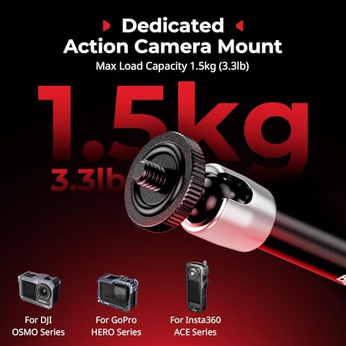 SMALLRIG Magic Arm with Super Clamp for Action Cameras, with 2-Pong Adapter - size: 11''+action camera mount