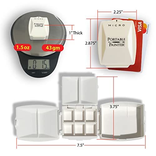 Micro Expansion Pans (8) – Carry Up to 16 Colors Instantly – Travel – Pocket Size – Featherweight - Quality