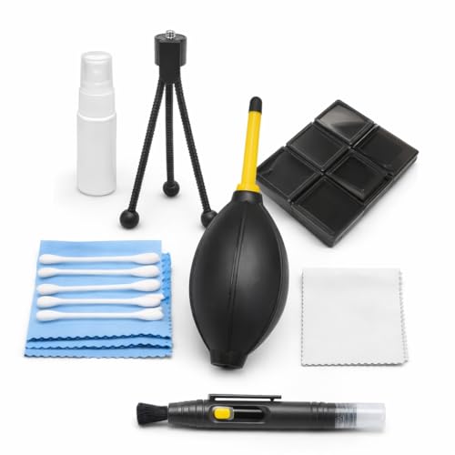 Camera Cleaning Kit for Lens – Air Blower, Cleaning Pen & Brush Set for DSLR & Mirrorless Cameras - size: Deluxe Kit