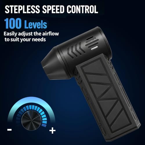 Compressed Air Duster, 130000 RPM Electric Air Duster, for Keyboard, Car
