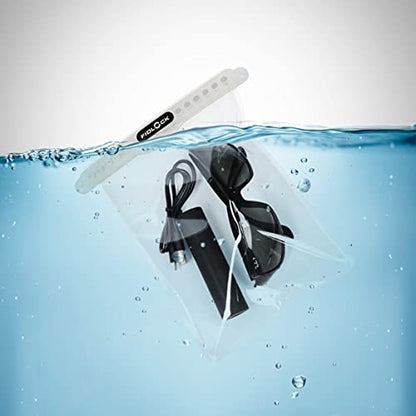 FIDLOCK Hermetic Dry Bag Flexible Magnetic Bag, Multi, Transparent White - color: Transparent White, size: Multi