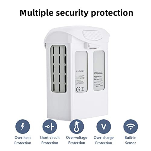 KUWATA Intelligent Flight Battery for DJI Phantom 4 Pro, Phantom 4 Advanced/RTK, 5870mAh, Camera Drone Extended Battery