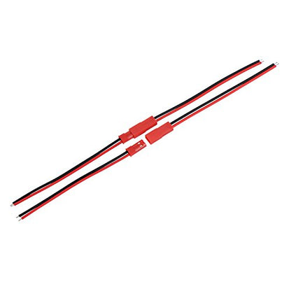 Eboot 20 Pairs 2 Pin Connector Male Female Plug Cable Wire, 22 Awg LED Rc
