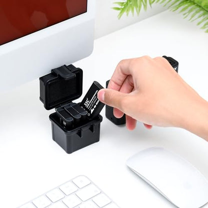 JJC DB-110 NP-BX1 Small Camera Battery Case Holder for Ricoh Sony Olympus - size: For Camera Battery x4