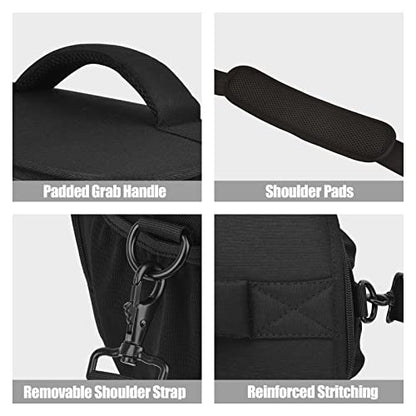 Cwatcun Large Camera Sling Bag, Crossbody Case with Rain Cover - size: L