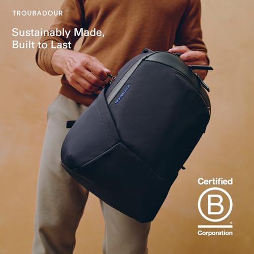 Troubadour Apex 4.0 Compact - 16L Premium Laptop Backpack - Ergonomic & Water Resistant - Designed for Work and Travel - Green Smoke - color: Green Smoke