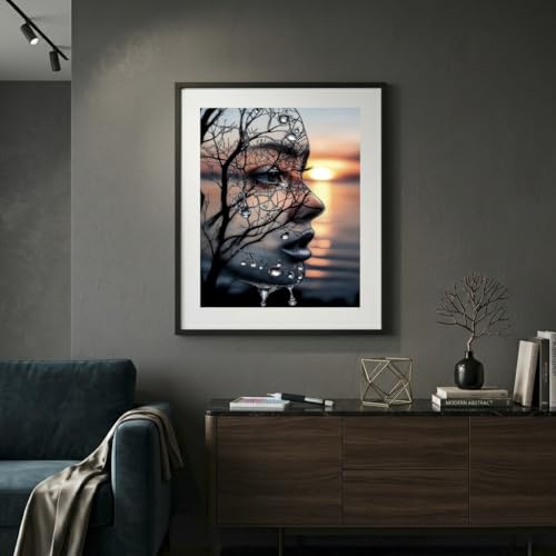 Abstract Diamond Art Kits for Adults,5D Landscape Diamond Painting Kits - color: HS012-1