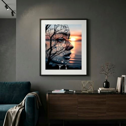 Abstract Diamond Art Kits for Adults,5D Landscape Diamond Painting Kits - color: HS012-1