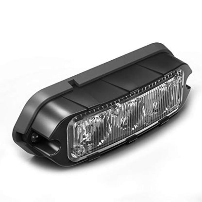 Feniex T3 Surface Mount | Blue | Compact, 14 Flash Patterns | 3 LEDs, Super Bright 3 Watt LEDs, SAE Class 1 | Emergency Warning Lights - color: Blue