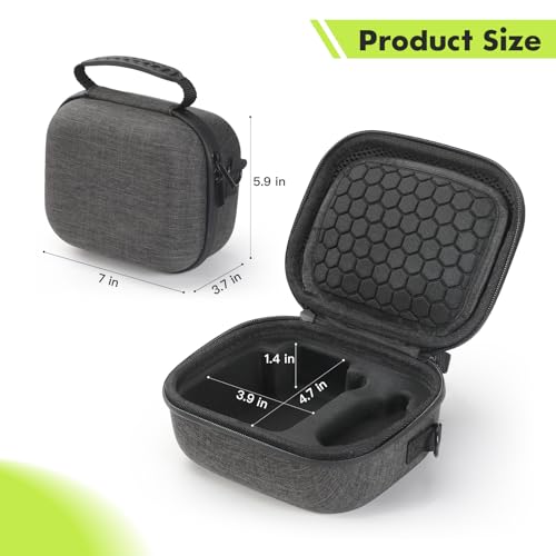 Hard Carrying Case Compatible with XbotGo, Portable Storage Carrier Case for Camera remote control and other accessories (Black)