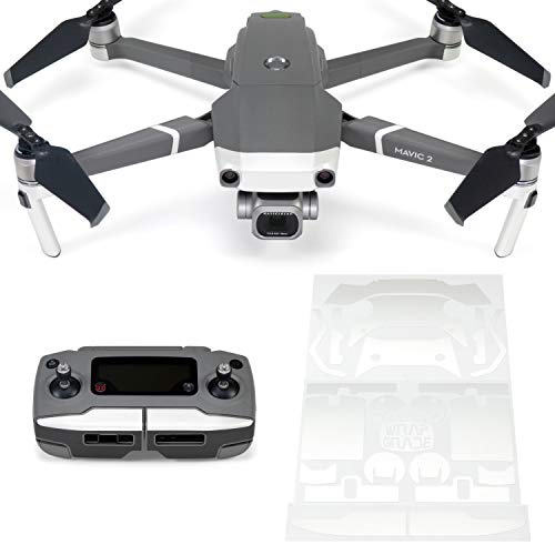 Wrapgrade Poly Skin Compatible with DJI Mavic 2 | Accent Color (Madagascar Pearl) - color: MADAGASCAR PEARL