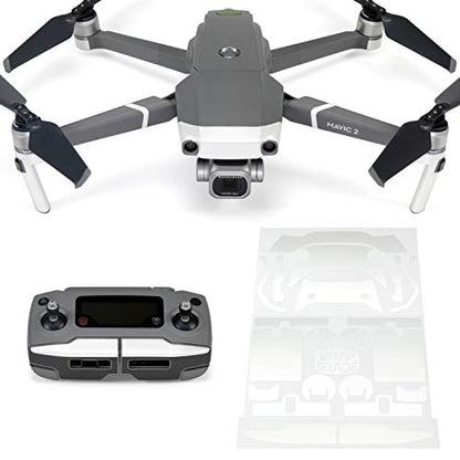 Wrapgrade Poly Skin Compatible with DJI Mavic 2 | Accent Color (Madagascar Pearl) - color: MADAGASCAR PEARL