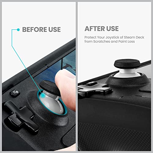 Joystick Protectors, Invisible Protection During Gaming, Silicone, Compatible with Steam Deck/Xbox/Switch Pro Controller/PS4/PS5/ROG Ally/8 BitDo Game Joystick(10 Pcs)