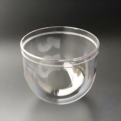 High Definition 3 Inch Acrylic Clear Camera Dome Cover, Cylindrical Elevator Protective Glass Lens Cap, Plexiglass Circular Column Security CCTV Camera Dome Housing Diamter 84mm, Height 77mm