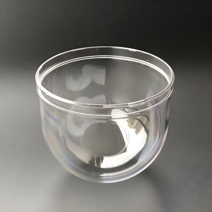 High Definition 3 Inch Acrylic Clear Camera Dome Cover, Cylindrical Elevator Protective Glass Lens Cap, Plexiglass Circular Column Security CCTV Camera Dome Housing Diamter 84mm, Height 77mm