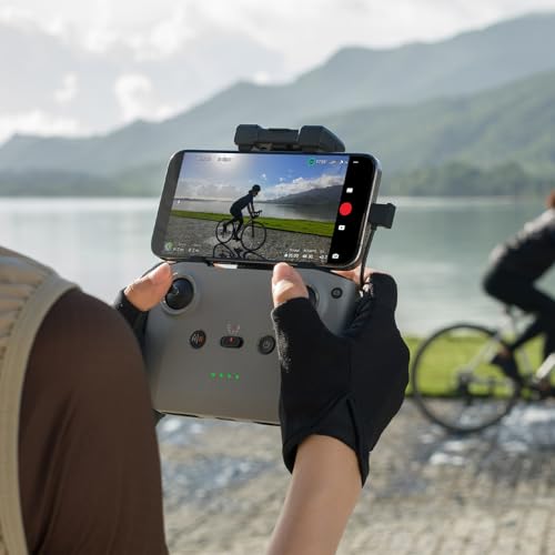 Original RC-N3 Remote Controller for DJI Mini 5 Pro/Flip/Air 3S/Neo/Mini 4 Pro/Air 3 Drone,Remote Controller Holder can Secure the Mobile Device