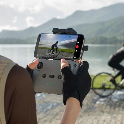Original RC-N3 Remote Controller for DJI Mini 5 Pro/Flip/Air 3S/Neo/Mini 4 Pro/Air 3 Drone,Remote Controller Holder can Secure the Mobile Device