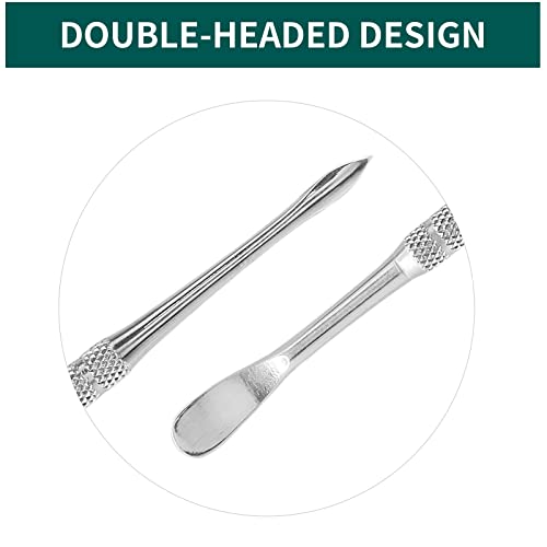 suiwotin 3PCS Wax Carving Tools, Silver, Stainless Steel - color: Silver - 3PCS