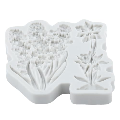 Flower Polymer Clay Molds Flower Leaf Silicone Resin Mold - color: Style G