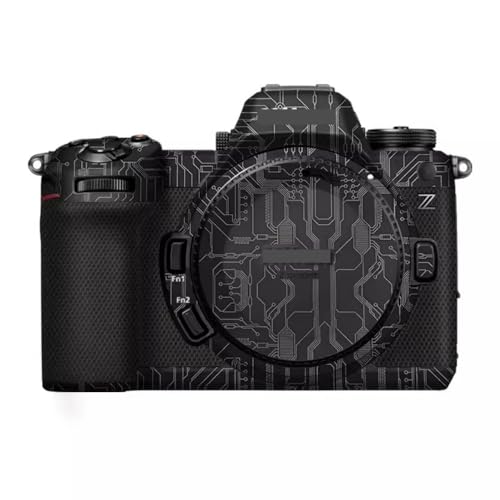 Z63 Nikonz6iii Camera Sticker Camera Decal Skins Z6 III Camera Skin Protector Anti-Scratch Wrap Cover for Nikon Z6III Mark III (Circuit Titanium) - color: Circuit Titanium