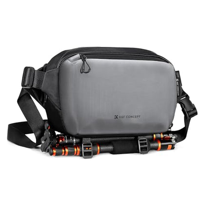 K&F CONCEPT 2 in 1 Camera Sling Bag, Everyday Shoulder Bag - color: 01 Available Black Medium