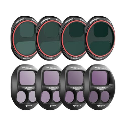 Freewell All Day 8-Pack Split ND & ND/PL Filters for DJI Mavic 4 Pro - style: All Day 8 Pack