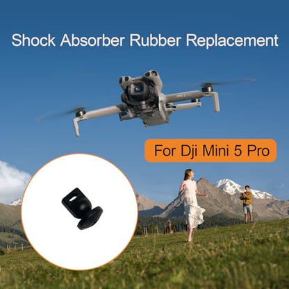 Replacement Gimbal Shock Rubber Damper for DJI Mini 5 Pro Gimbal Camera Shock Absorber Spare Parts Drone Body Accessories(5 Pcs)