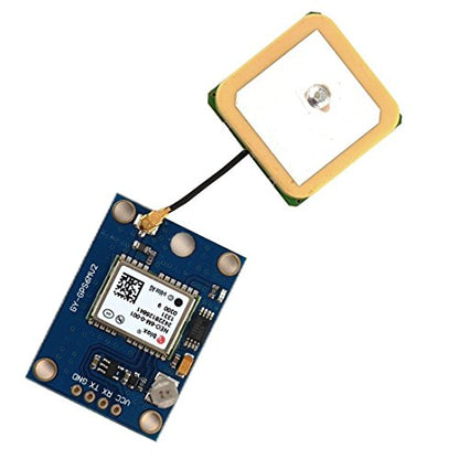HiLetgo GY-NEO6MV2 NEO-6M GPS Flight Controller Module 3V-5V with Super Strong Ceramic Antenna for Arduino EEPROM APM 2.5 - size: Small