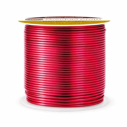 Mandala Crafts 18 Gauge Raspberry Anodized Aluminum Craft Wire, 100 FT - color: Raspberry, size: 18 Gauge