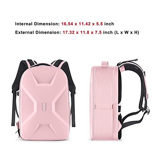 MOSISO Camera Backpack, DSLR/SLR/Mirrorless Photography Camera Bag - color: Pink