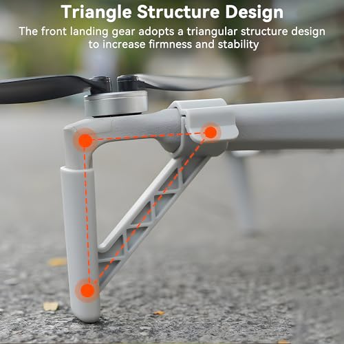 Landing Gear for DJI Mini 4 Pro Drone Accessories Set Extended Landing Legs Heightening Bracket Support Protector