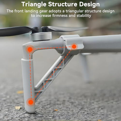 Landing Gear for DJI Mini 4 Pro Drone Accessories Set Extended Landing Legs Heightening Bracket Support Protector