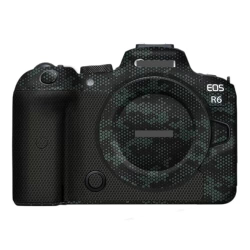 Camera R6 Skin for Canon EOS R6 EOSR6 Anti-Scratch Vinyl Wrap Cartoon Film Body Protector Coat Photography Accessories Sticker (Mamba Green) - color: Mamba Green